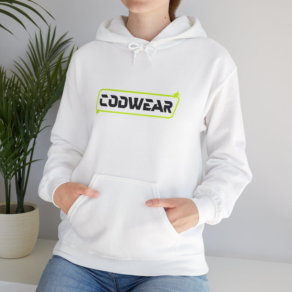 Codwear Logo Hoodie — Retro Neon Graphic Pullover