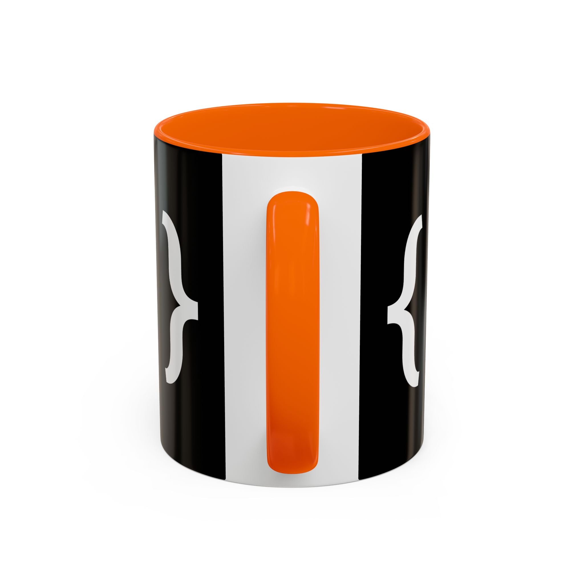 Binary Pulse: Minimalist White-on-Black Developer Mug