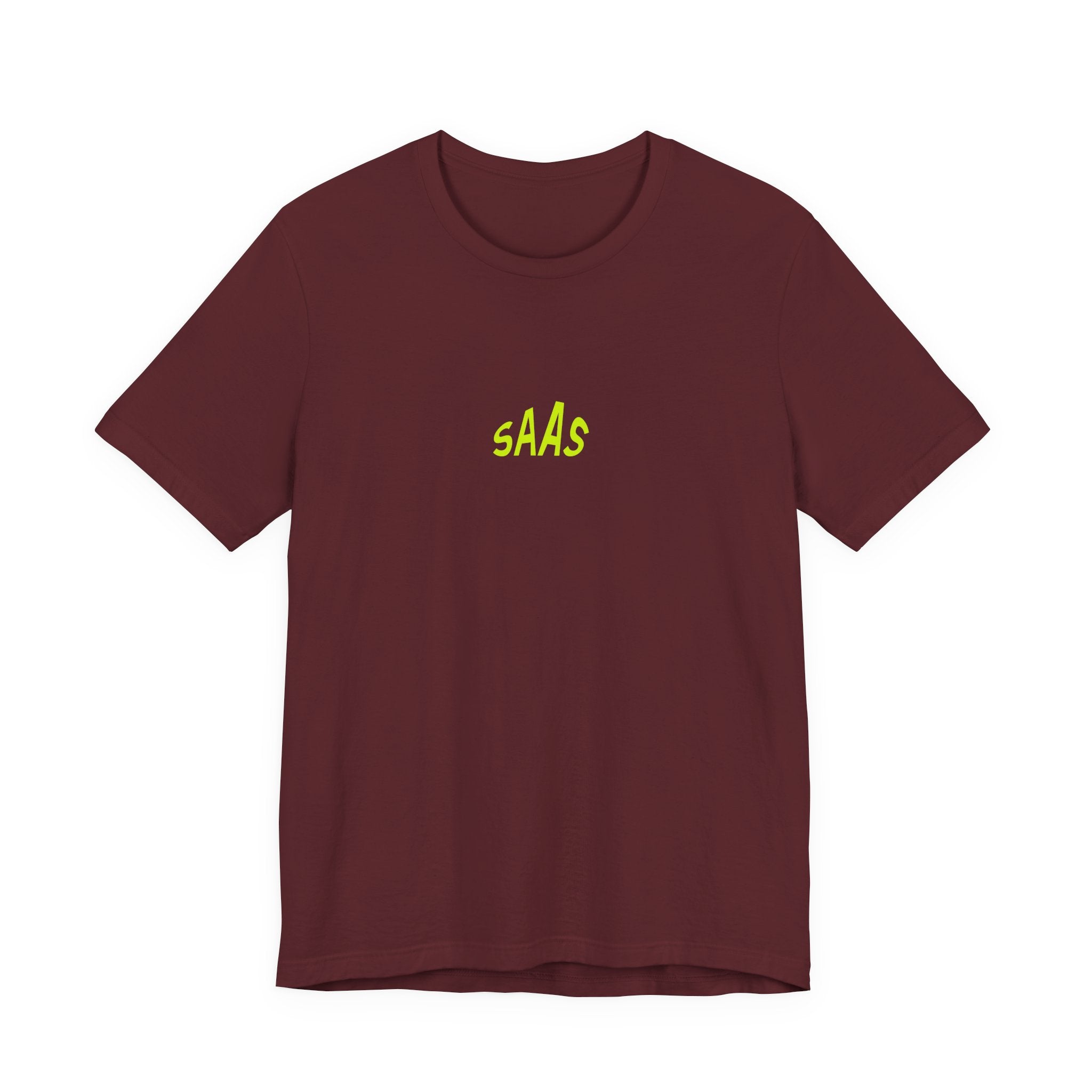 SaaS Neon Logo Tee - Tech Startup T-Shirt
