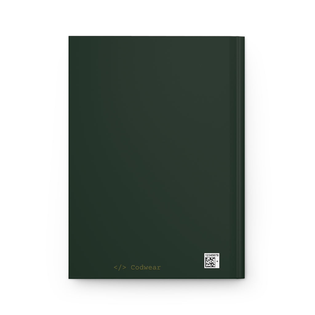 Codwear "Root Access" Forest Green & Gold Hardcover Journal