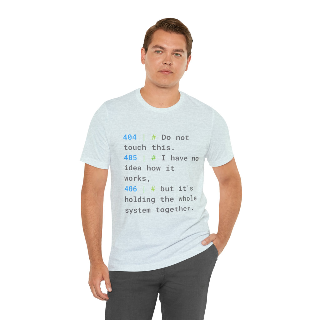 The "Legacy Code" #404 Developer Tee