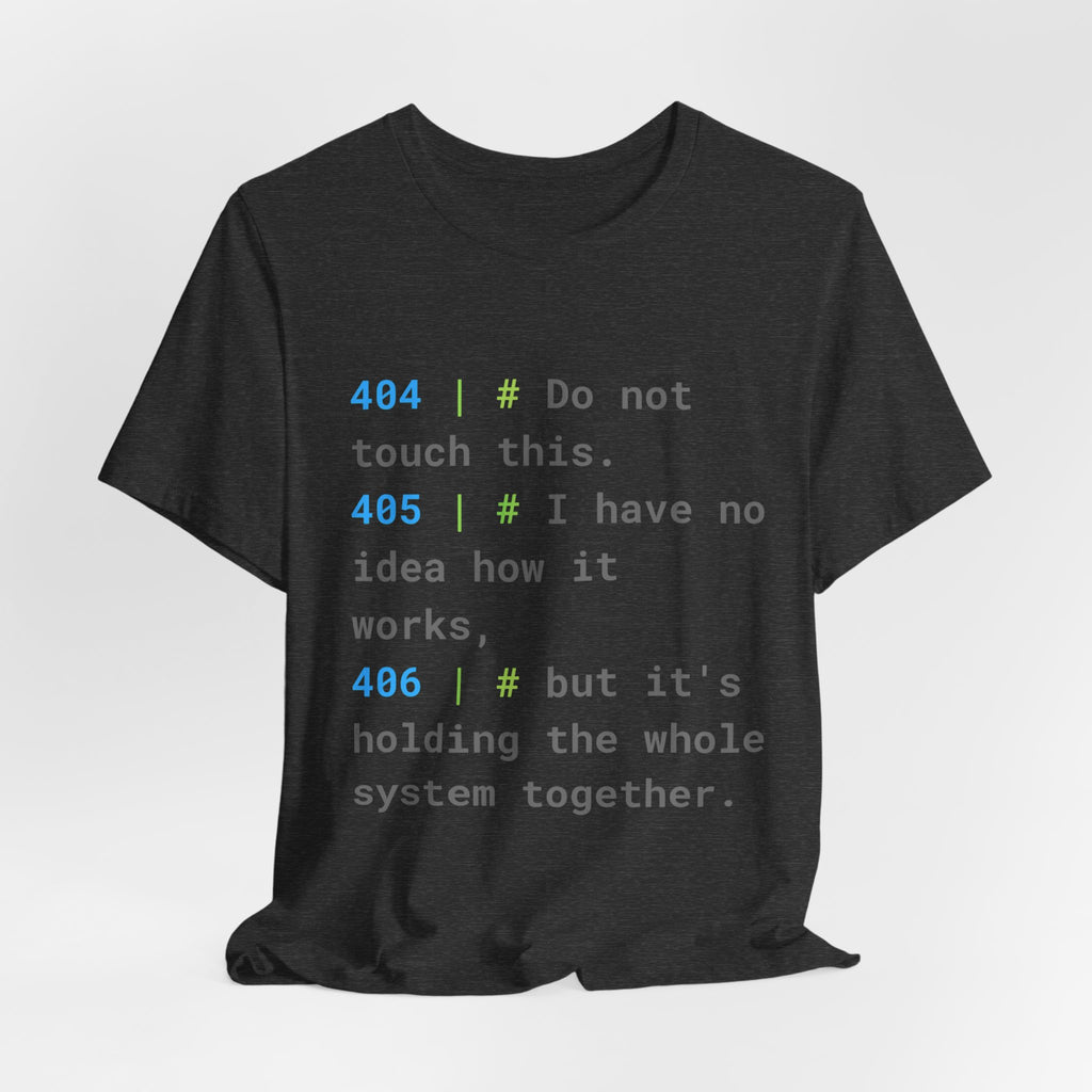 The "Legacy Code" #404 Developer Tee