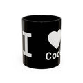I <CODE> Heart Mug | Programmer Two-Tone Coffee Mug (11oz, 15oz)