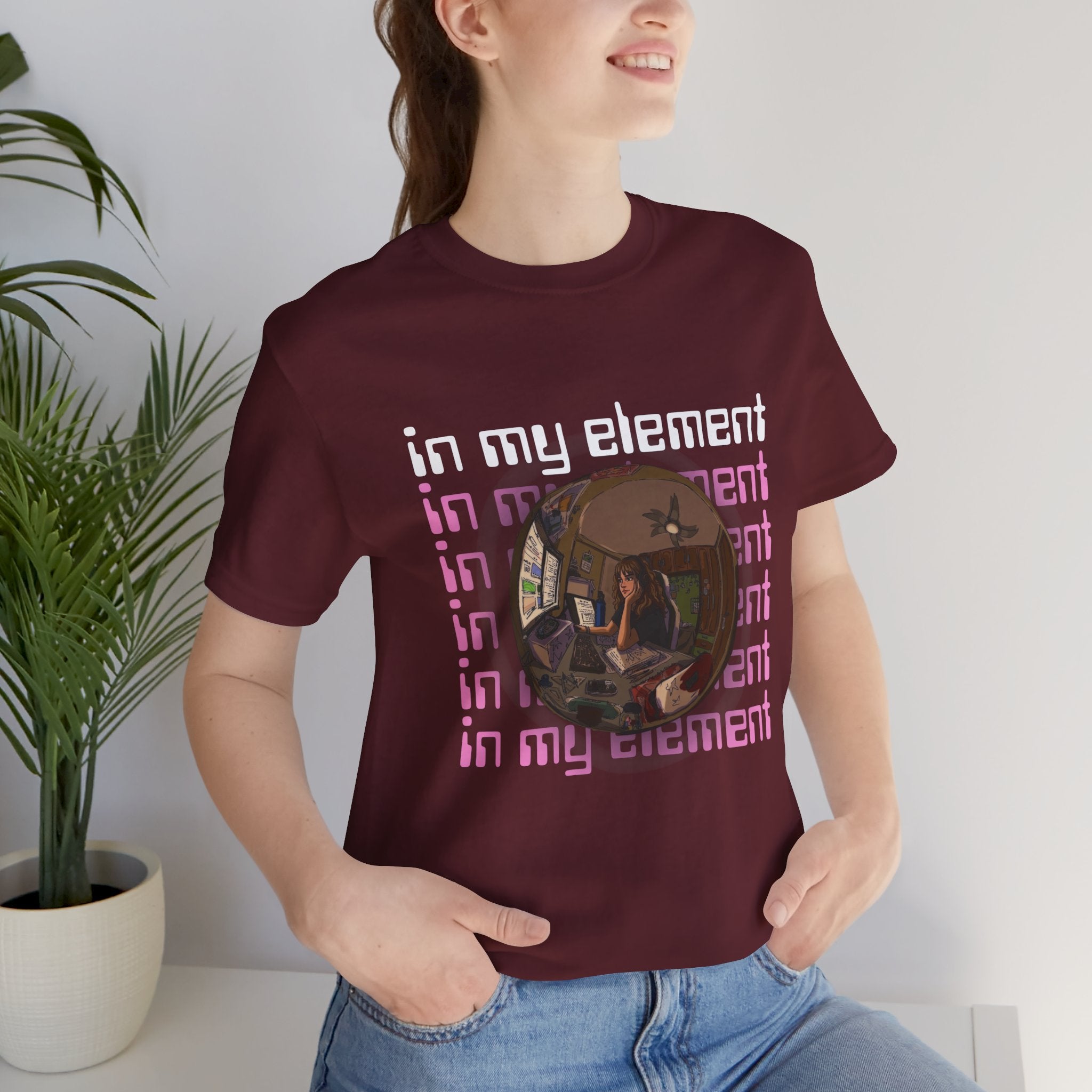 T-Shirt — "In My Element" Cozy Reading Vibes Tee