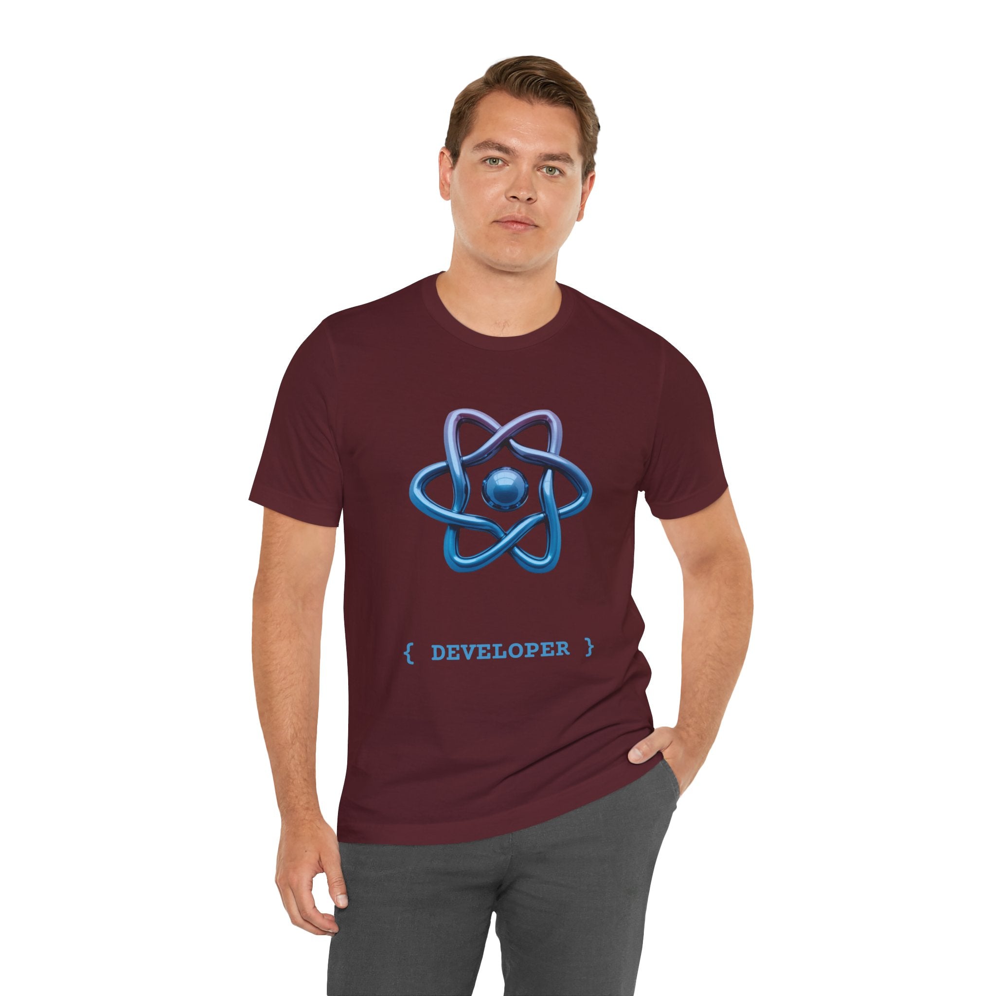 The 3D Luminous Atom: Developer Essential Tee