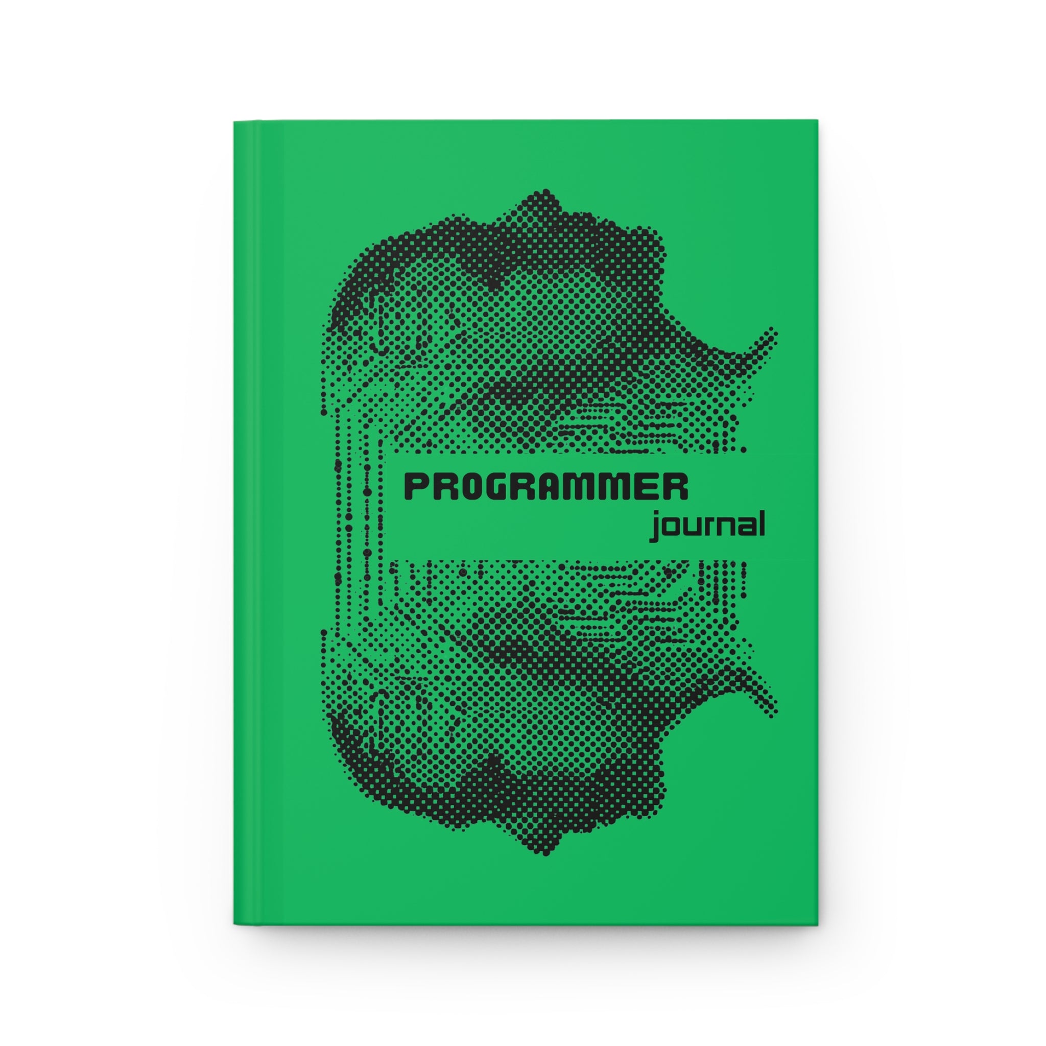 Programmer Journal Hardcover — Green Tech Circuit Notebook