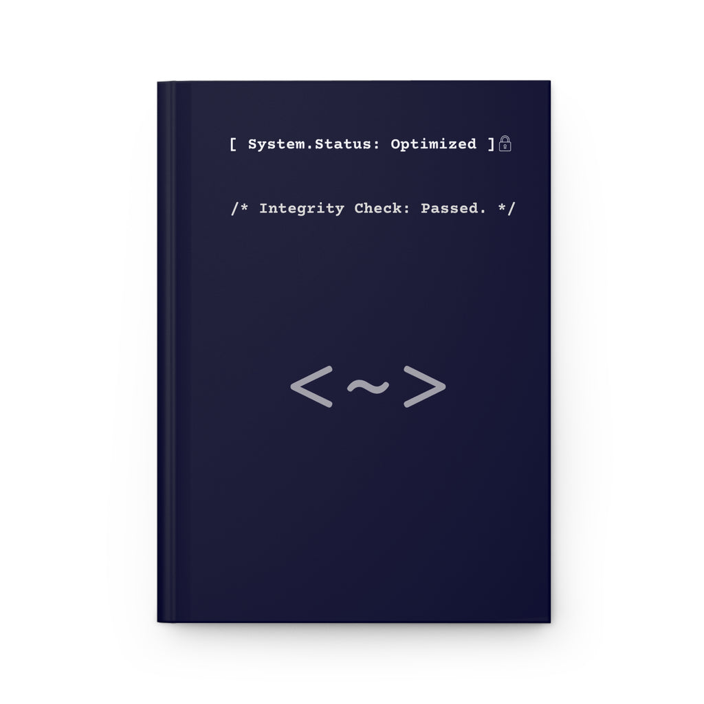 Codwear "System Optimized" Midnight Hardcover Journal