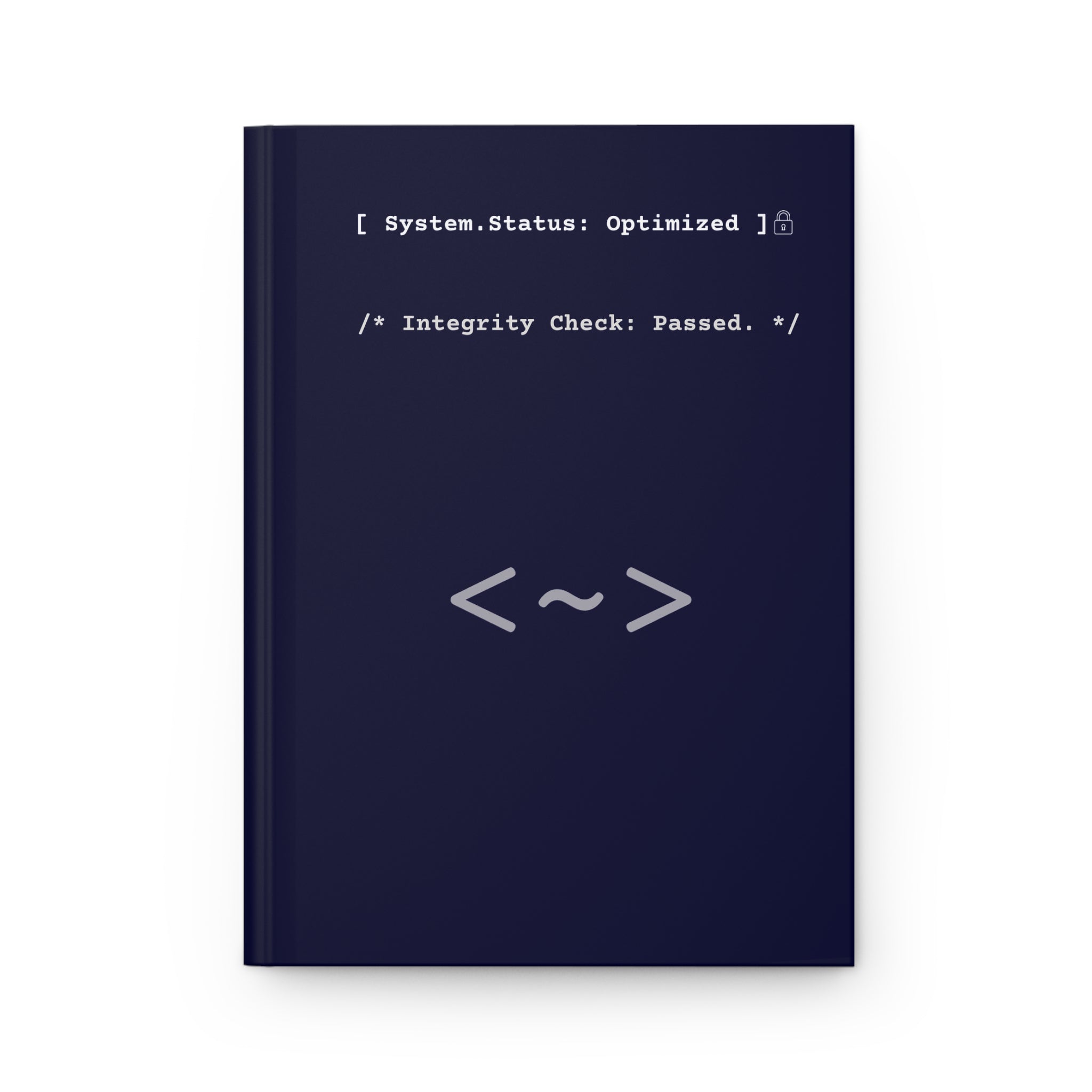 Codwear "System Optimized" Midnight Hardcover Journal