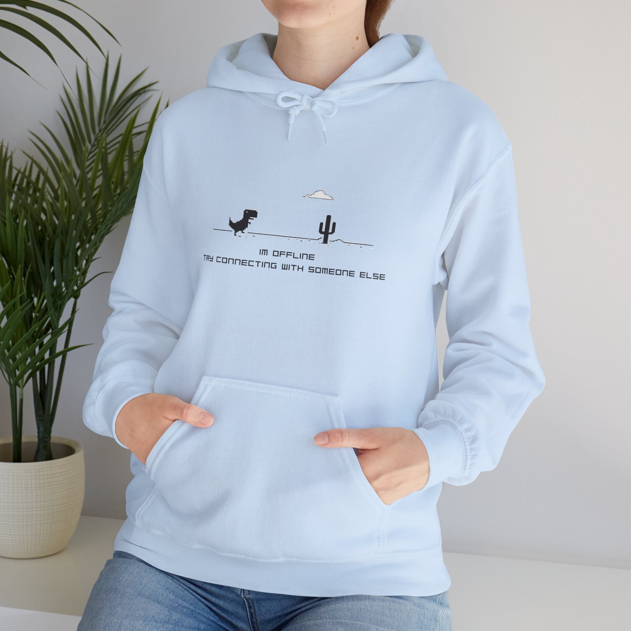 Hoodie - Minimal Desert Graphic with 'This Is Complicated' Text