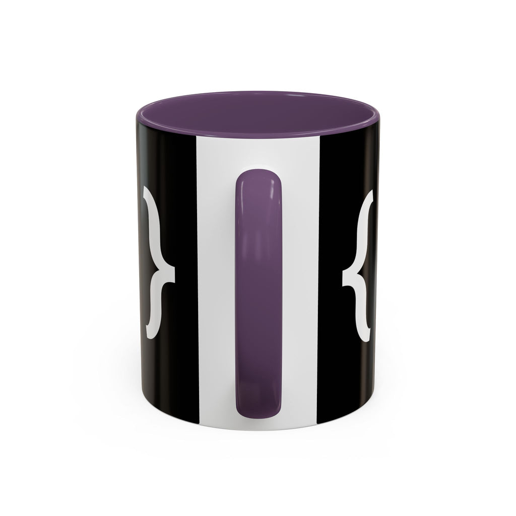 Binary Pulse: Minimalist White-on-Black Developer Mug