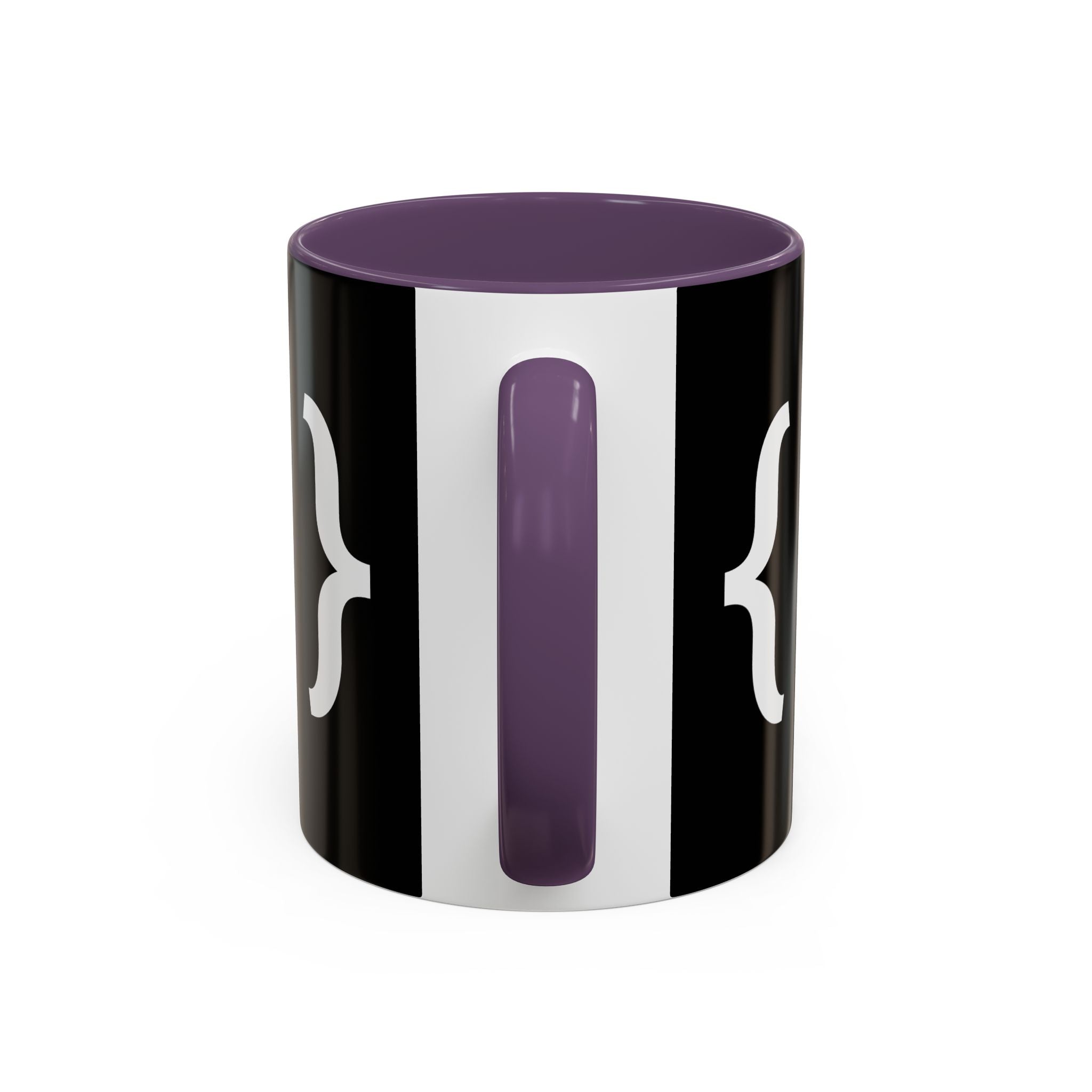 Binary Pulse: Minimalist White-on-Black Developer Mug