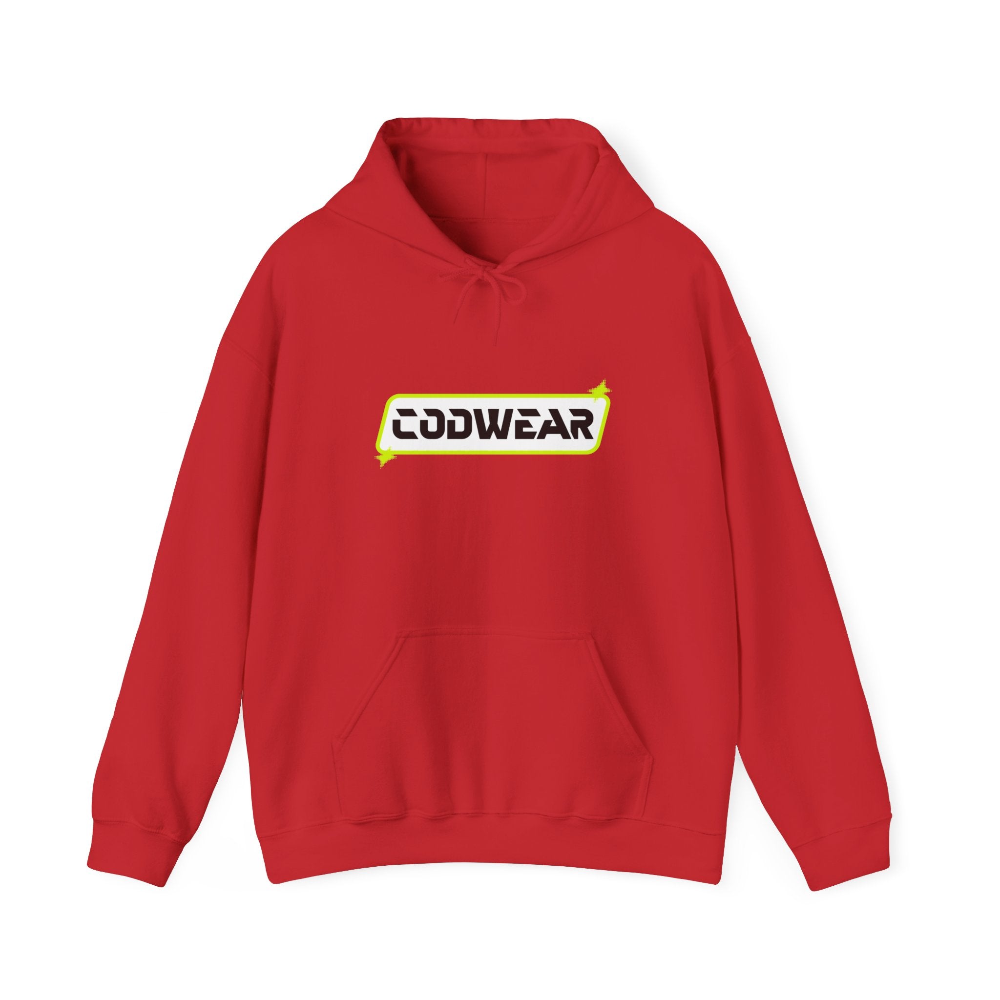 Codwear Logo Hoodie — Retro Neon Graphic Pullover