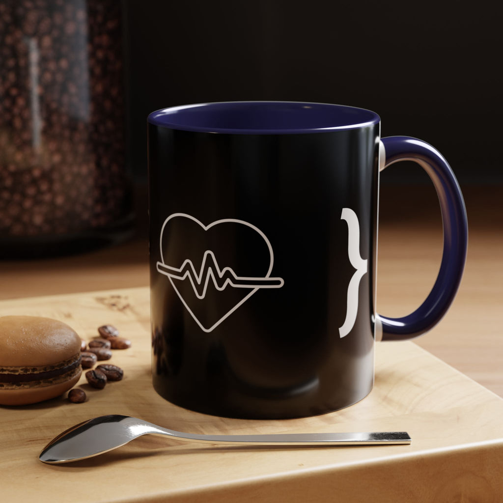 The Code Beat: Developer Heartbeat Mug