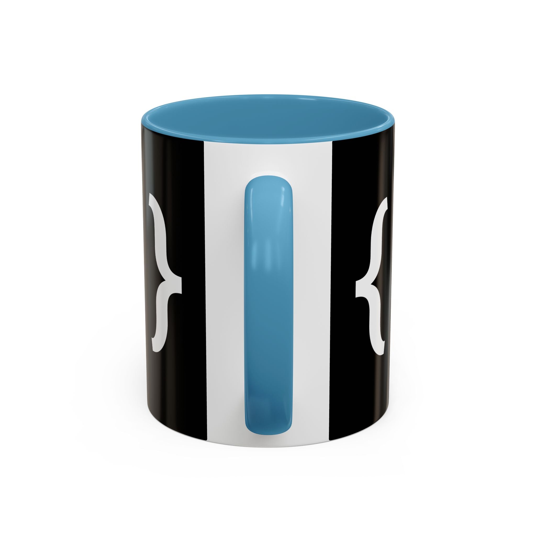 Binary Pulse: Minimalist White-on-Black Developer Mug
