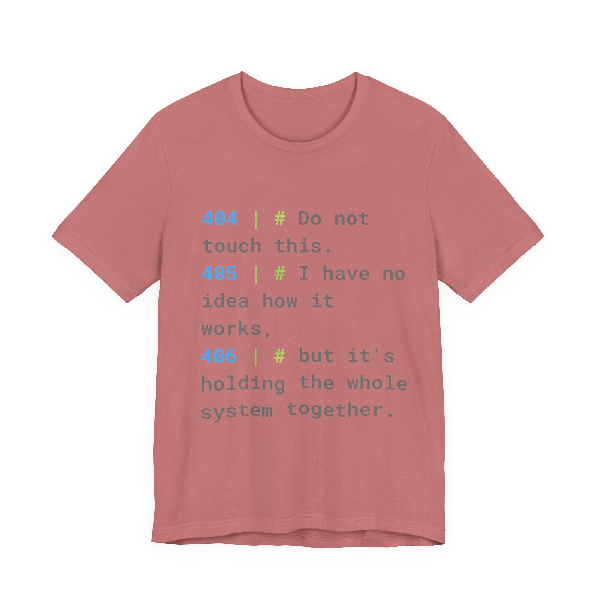 The "Legacy Code" #404 Developer Tee