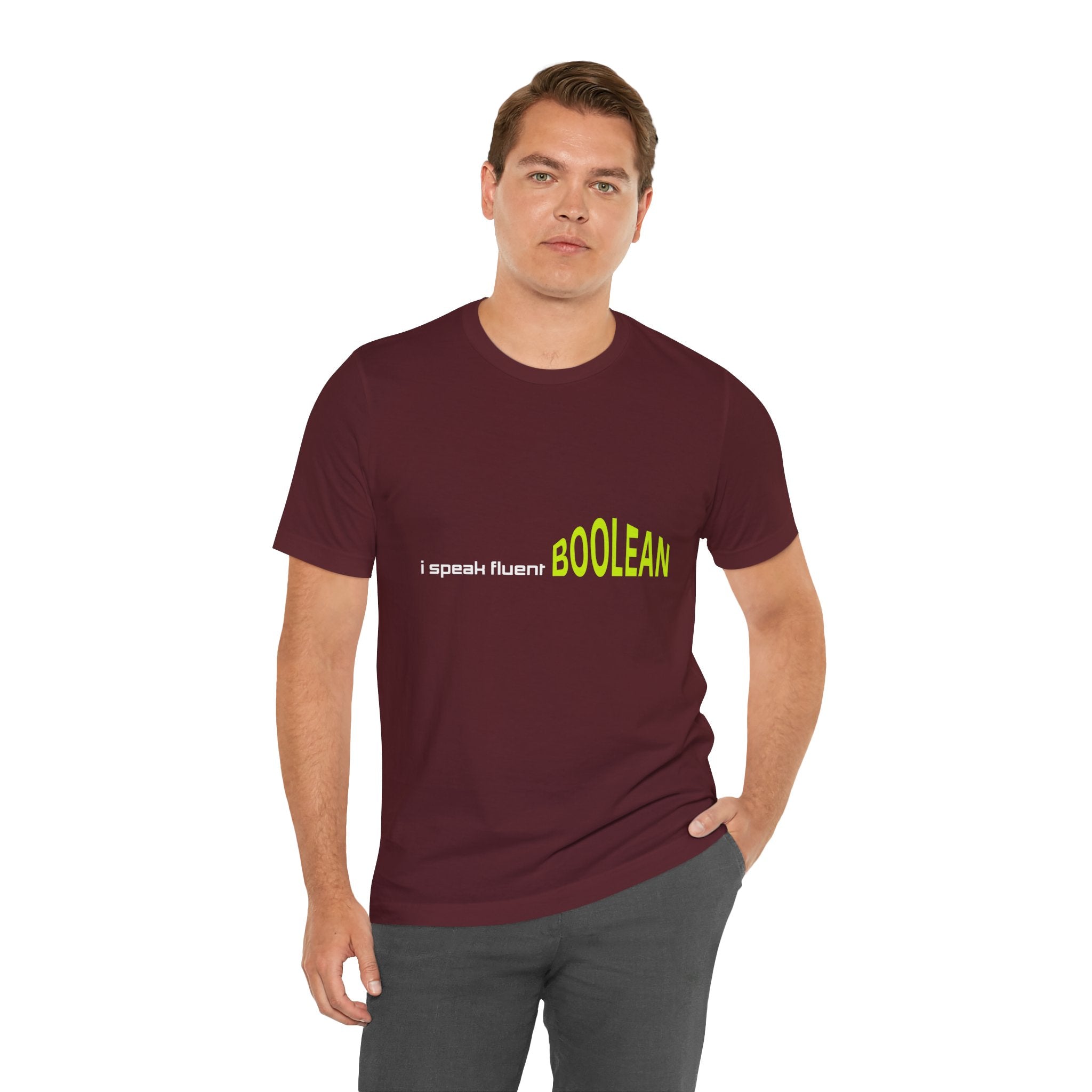 Boolean Programming T-Shirt — "I Speak Fluent BOOLEAN" Tech Tee