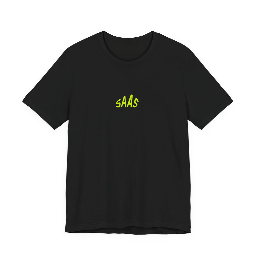 SaaS Neon Logo Tee - Tech Startup T-Shirt