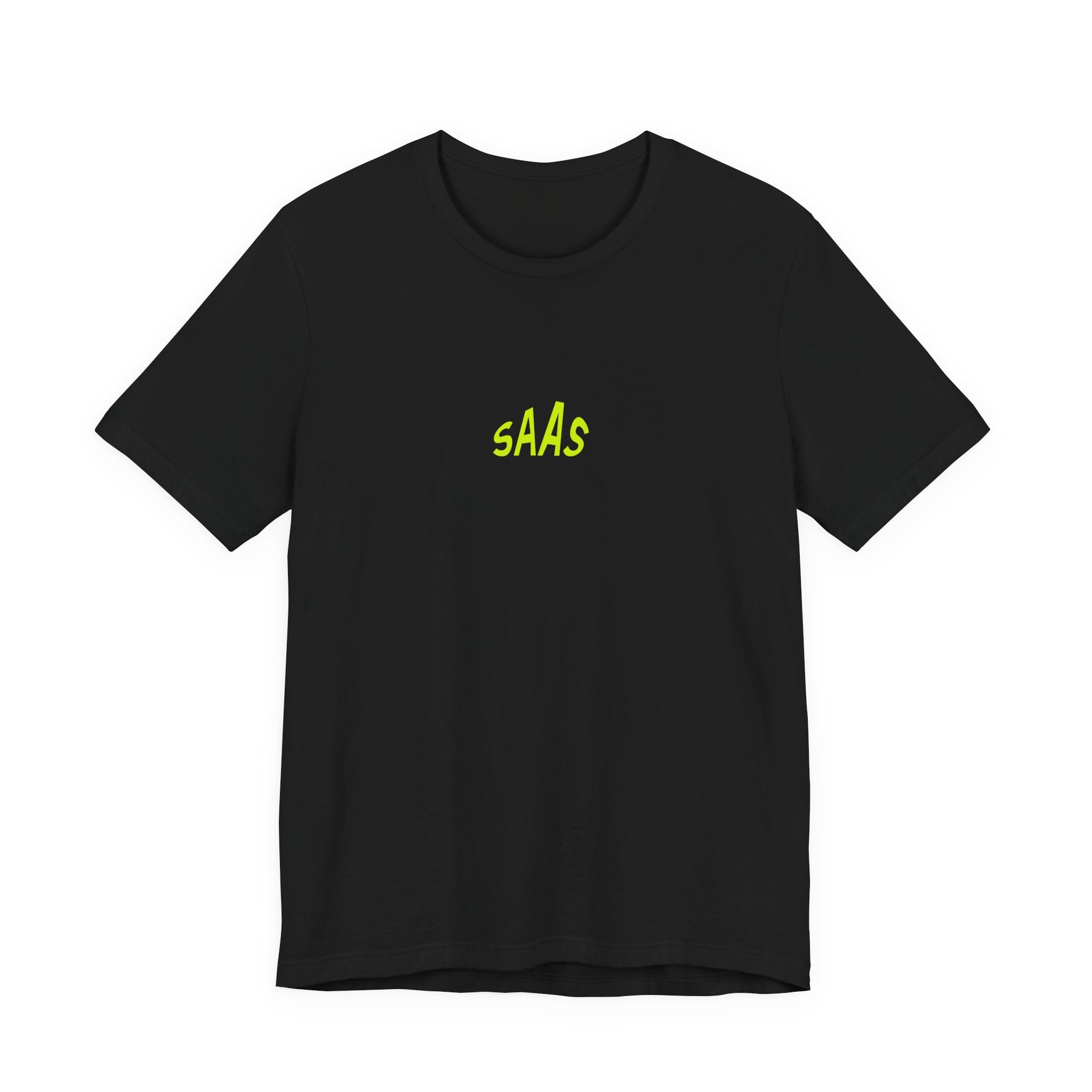 SaaS Neon Logo Tee - Tech Startup T-Shirt