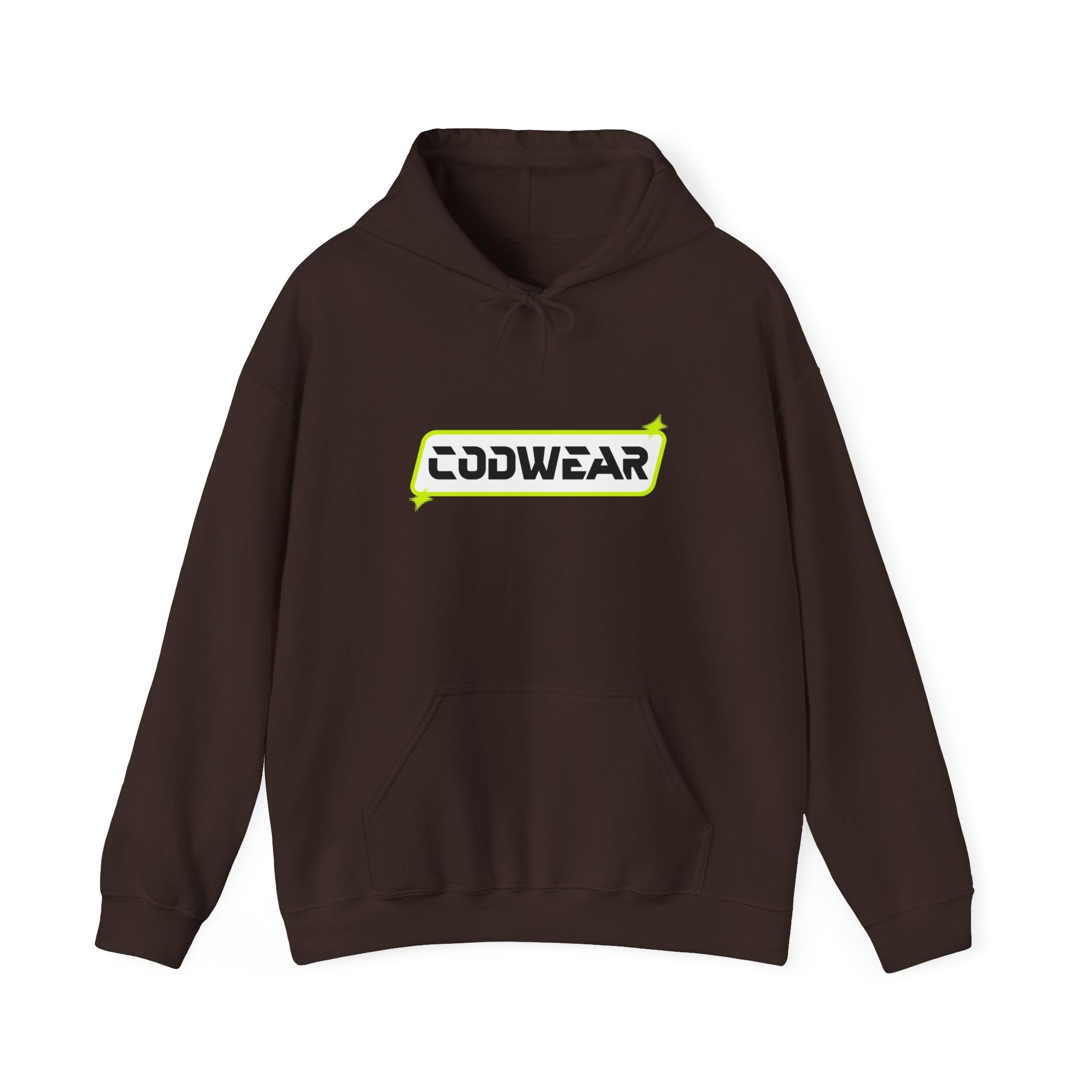 Codwear Logo Hoodie — Retro Neon Graphic Pullover