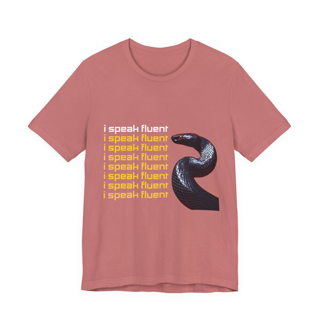 I Speak Fluent Snake Tee — Graphic Snake Shirt