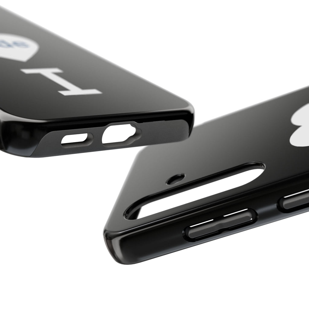 I <CODE> Heart Phone Case | Minimalist Developer Cover