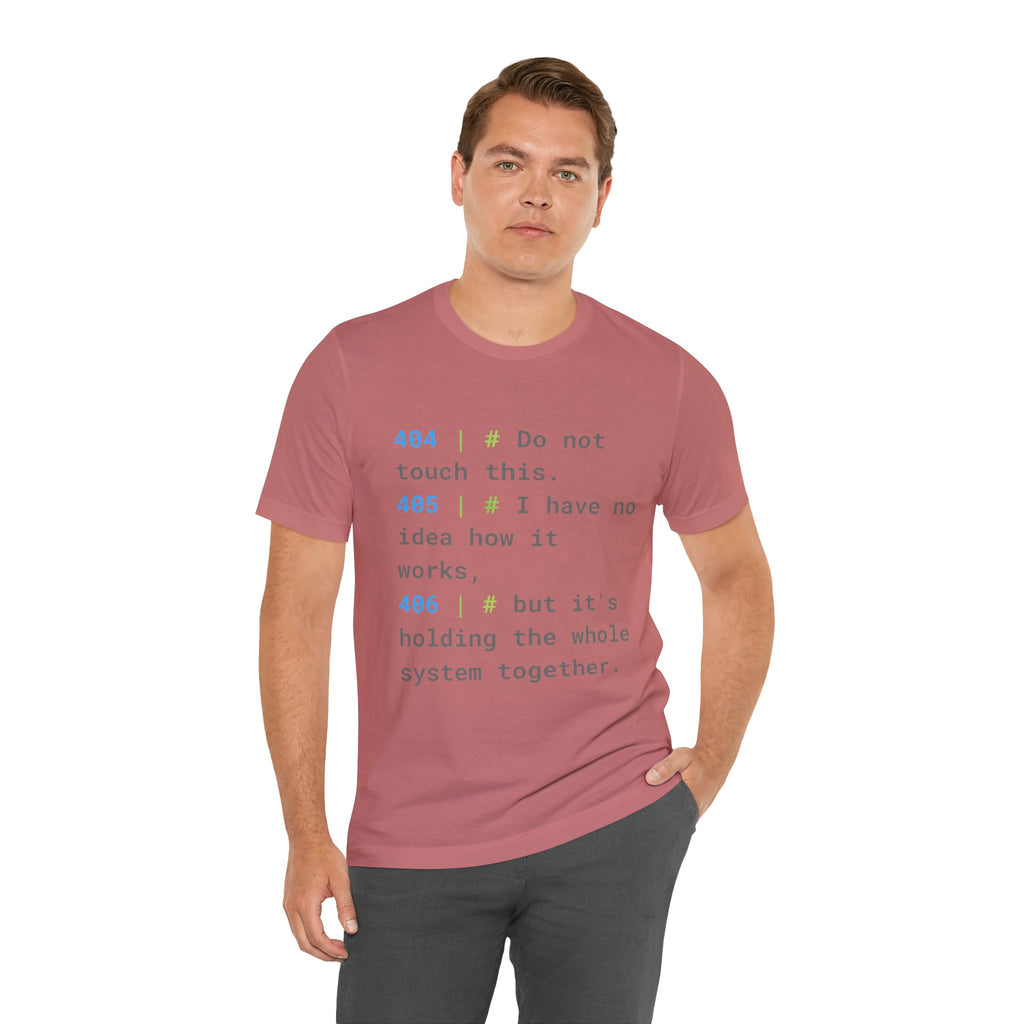 The "Legacy Code" #404 Developer Tee