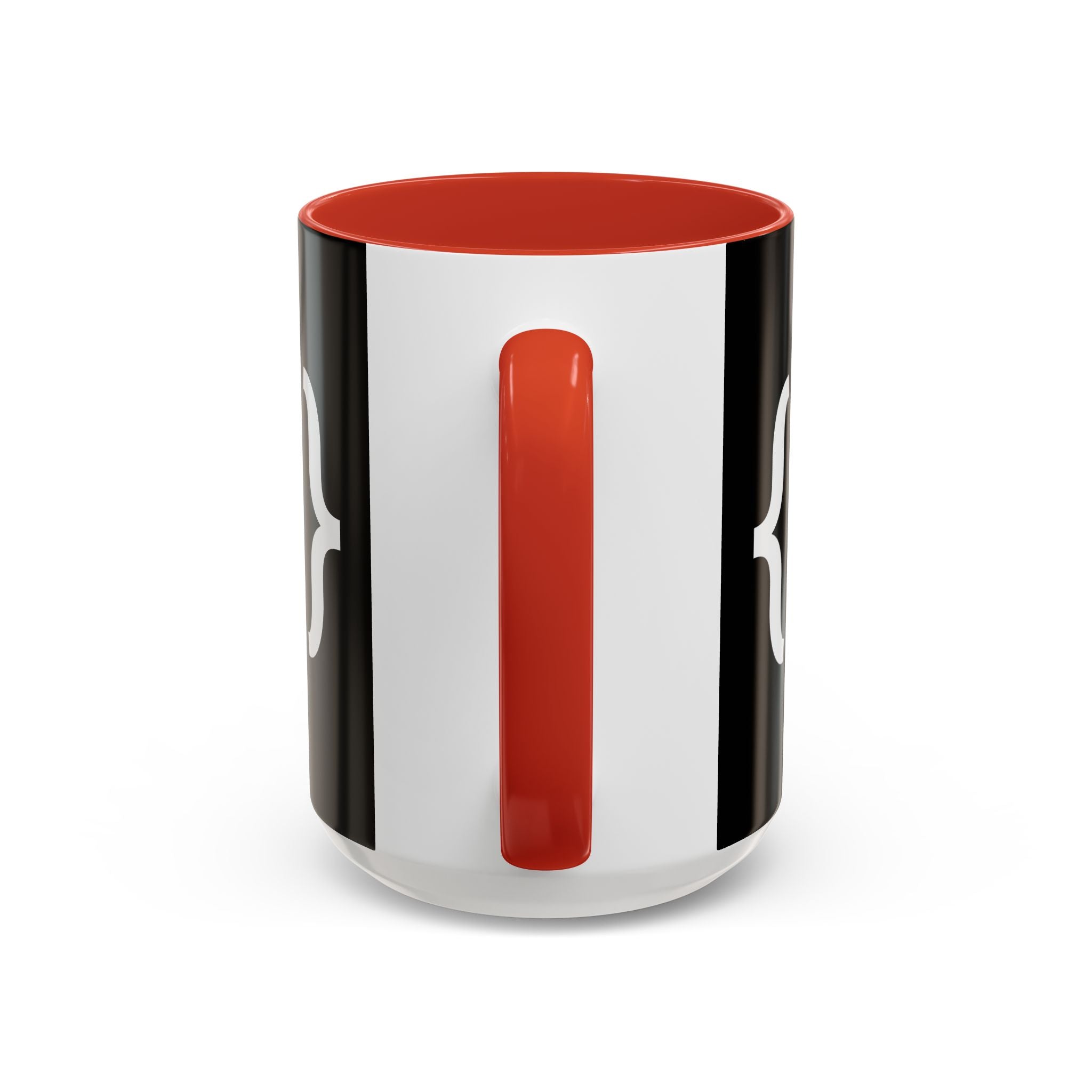 Binary Pulse: Minimalist White-on-Black Developer Mug