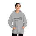Computer Magician Hoodie — Minimal Tech Graphic Pullover