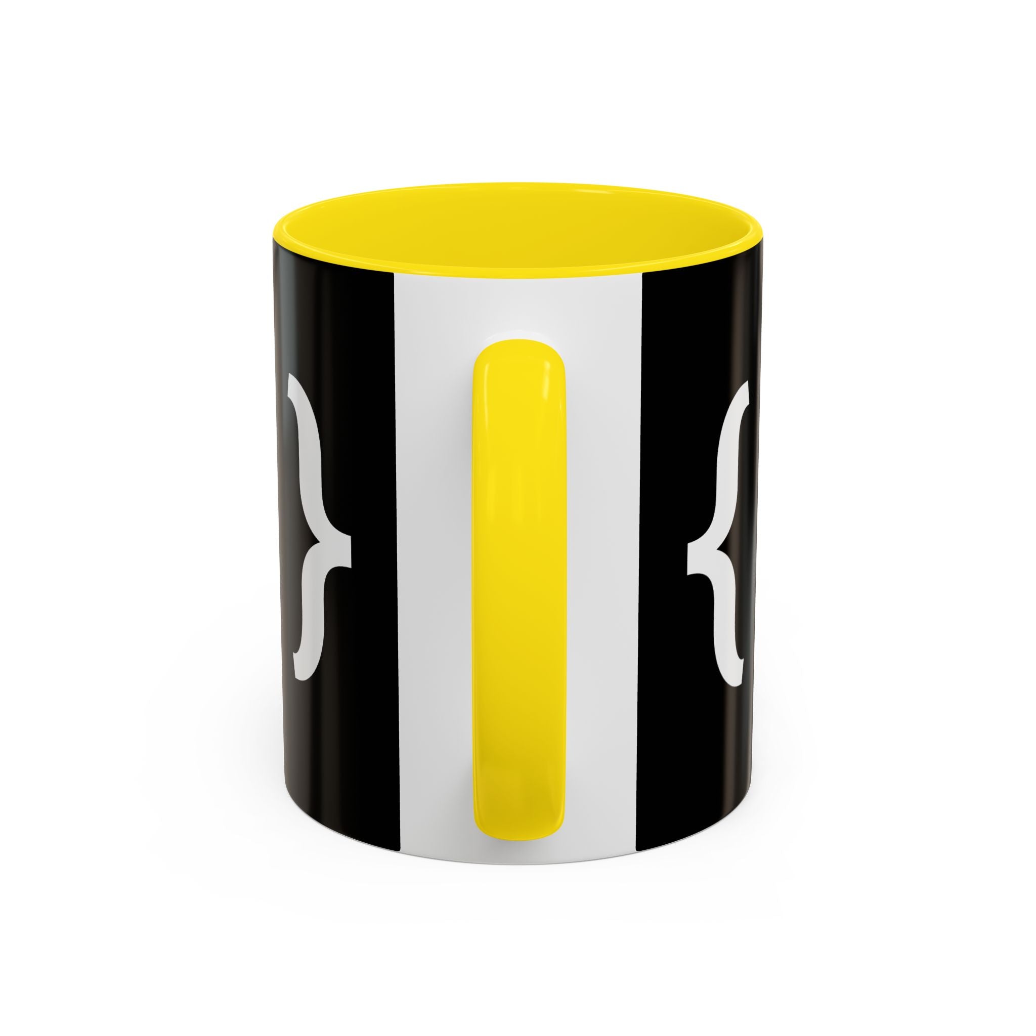 Binary Pulse: Minimalist White-on-Black Developer Mug