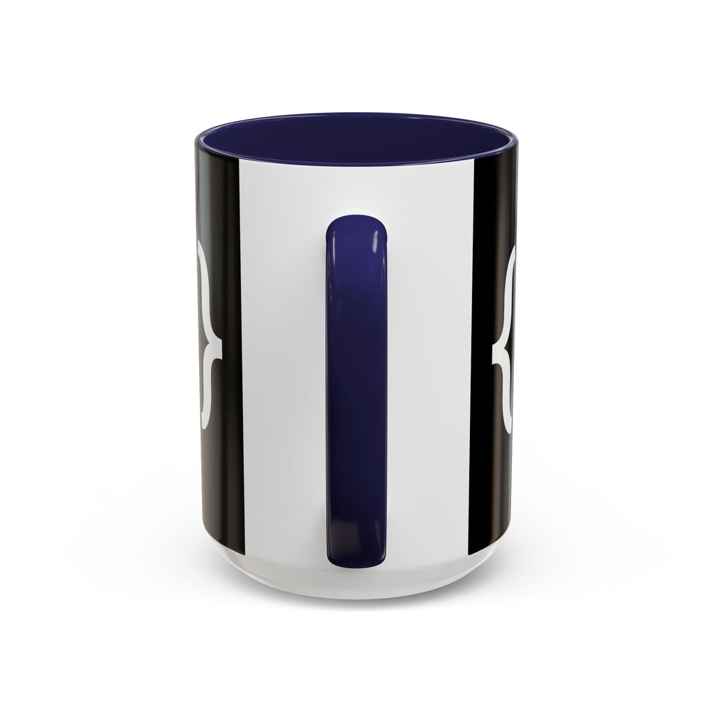 Binary Pulse: Minimalist White-on-Black Developer Mug