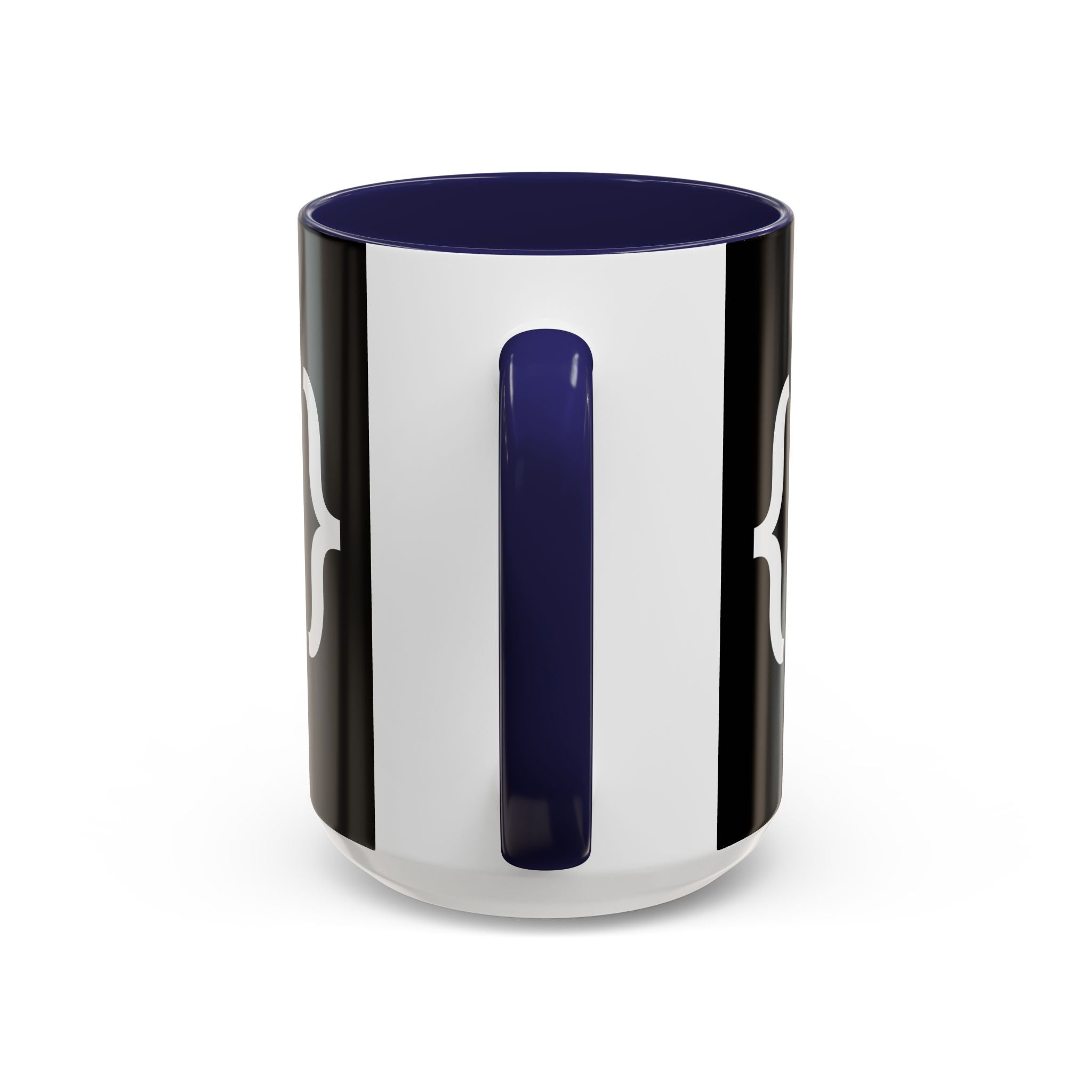 Binary Pulse: Minimalist White-on-Black Developer Mug