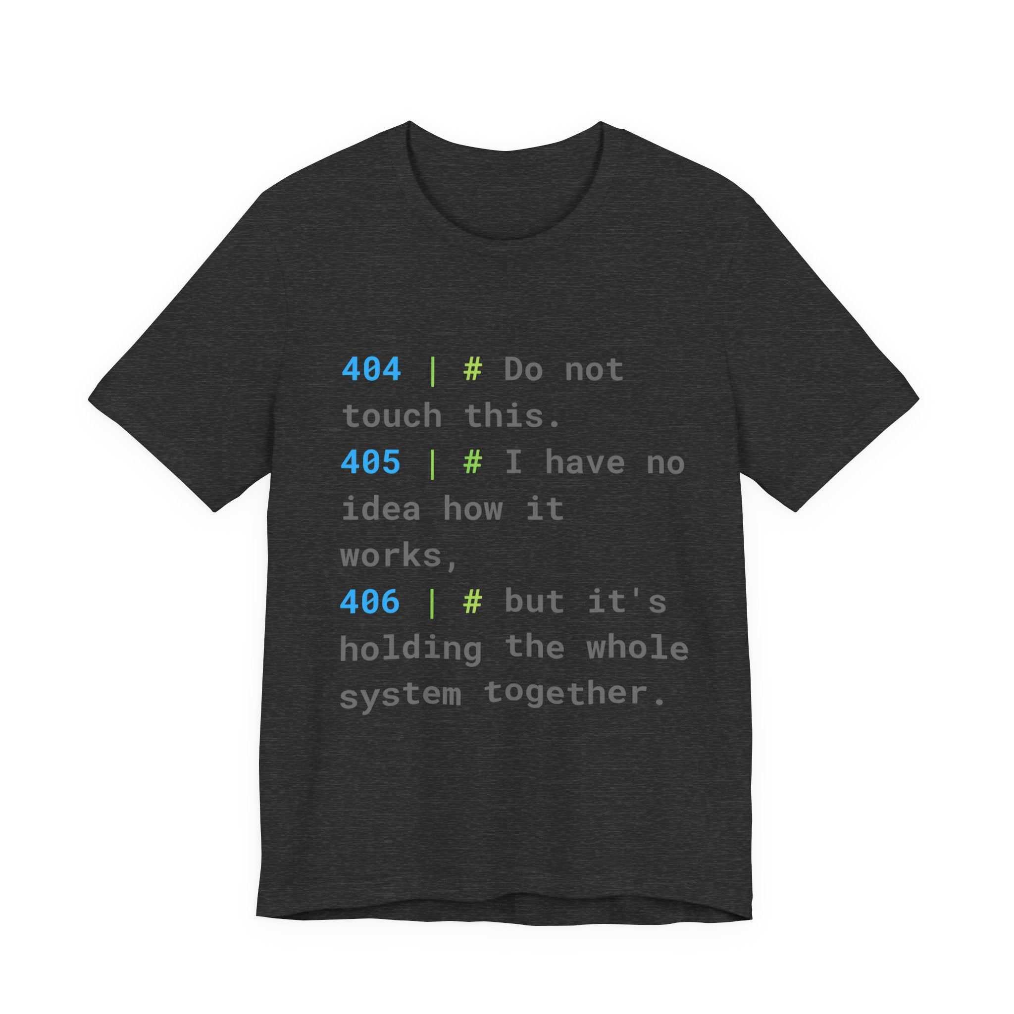 The "Legacy Code" #404 Developer Tee