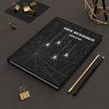 Web Designer Planner & UI/UX Wireframe Notebook — Hardcover Journal for Developers & Freelancers (Spider Web Design)