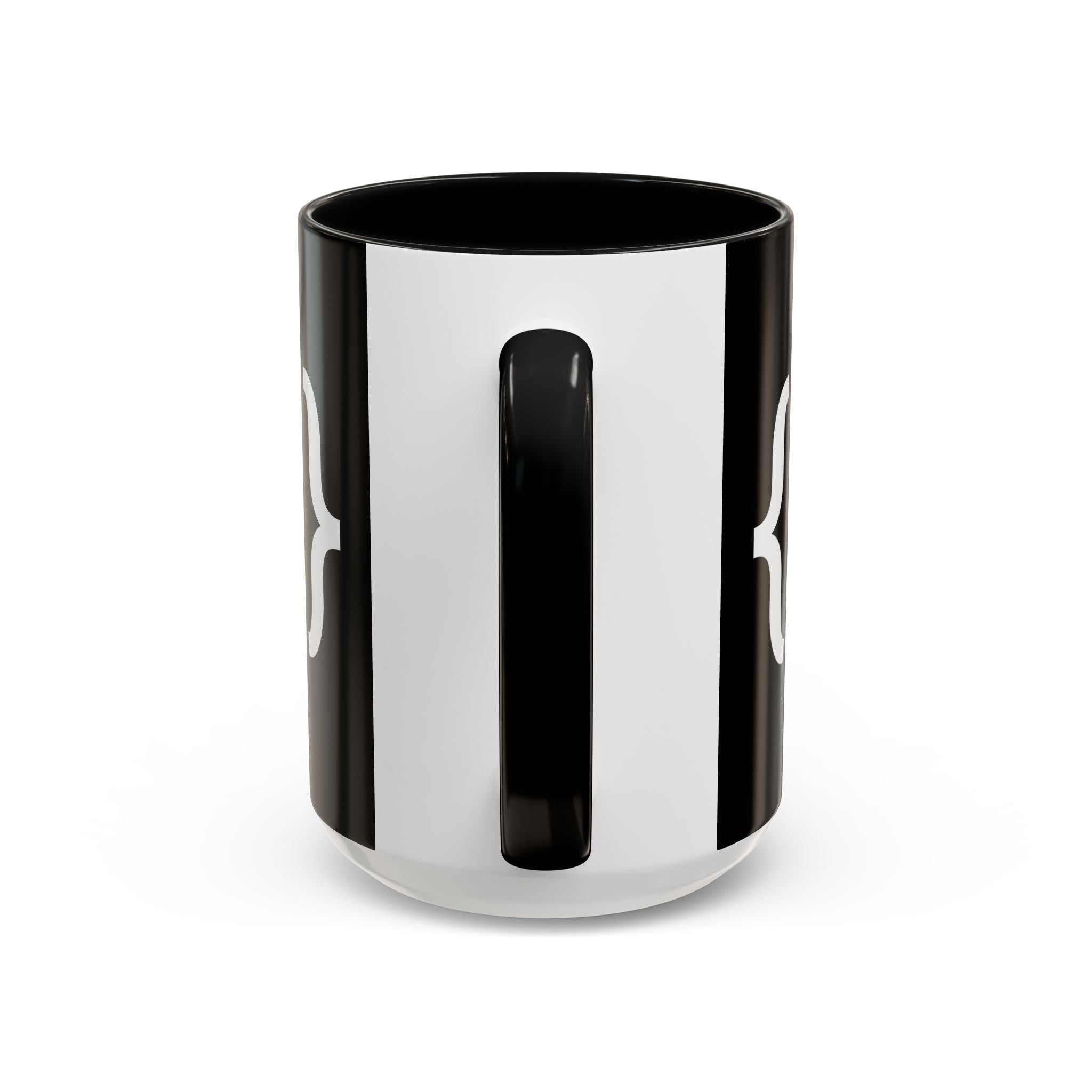 Binary Pulse: Minimalist White-on-Black Developer Mug