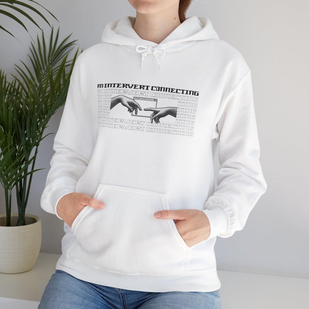 Hoodie — “No Better Love” Minimalist Hands Graphic Pullover