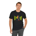 Graphic Tee — Half Human, Half Cyborg Portrait with 'Believe' Vibe