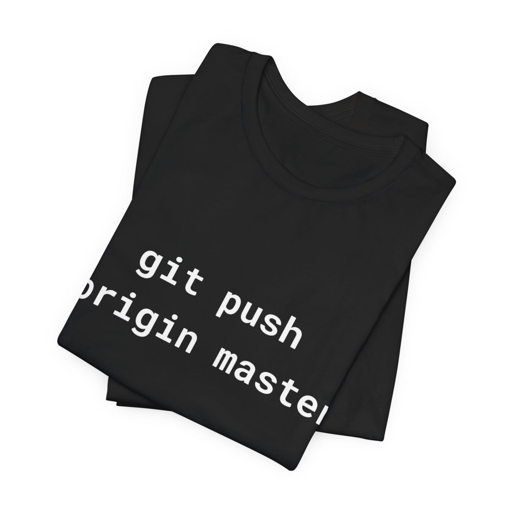 Women's "git push origin master" Developer Tee - Coder Couple Edition
