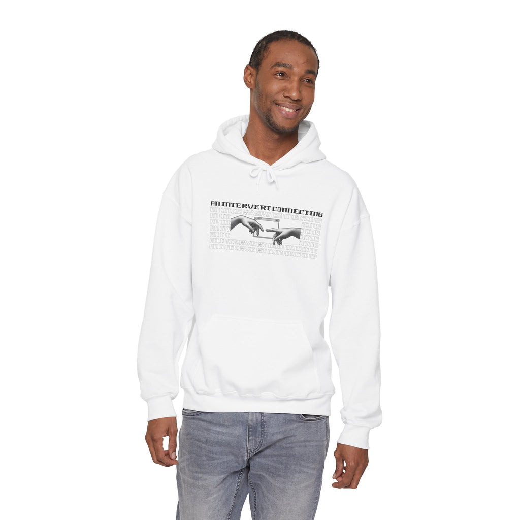 Hoodie — “No Better Love” Minimalist Hands Graphic Pullover