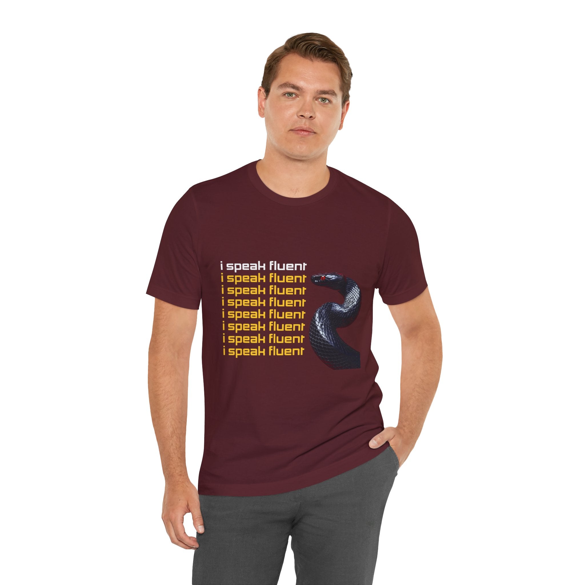 I Speak Fluent Snake Tee — Graphic Snake Shirt