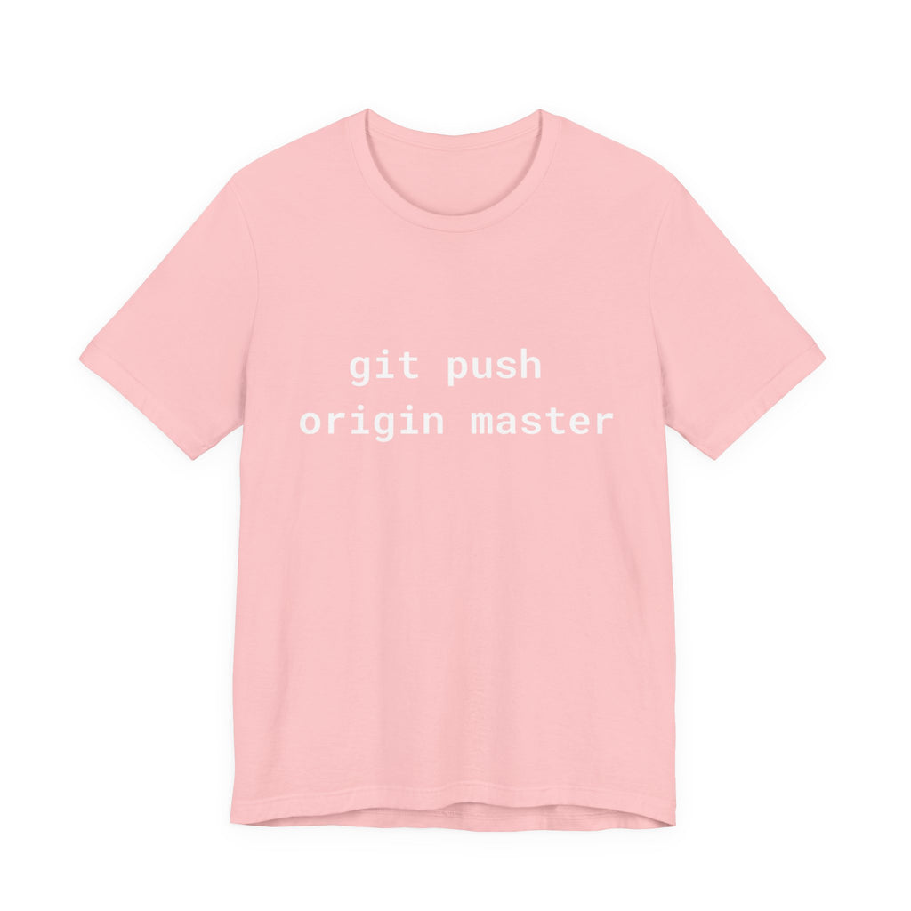 Women's "git push origin master" Developer Tee - Coder Couple Edition