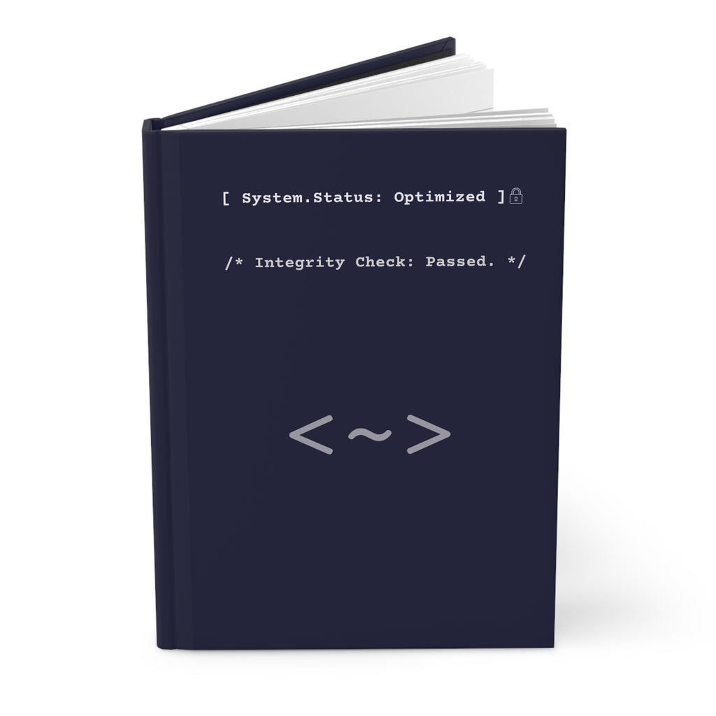 Codwear "System Optimized" Midnight Hardcover Journal
