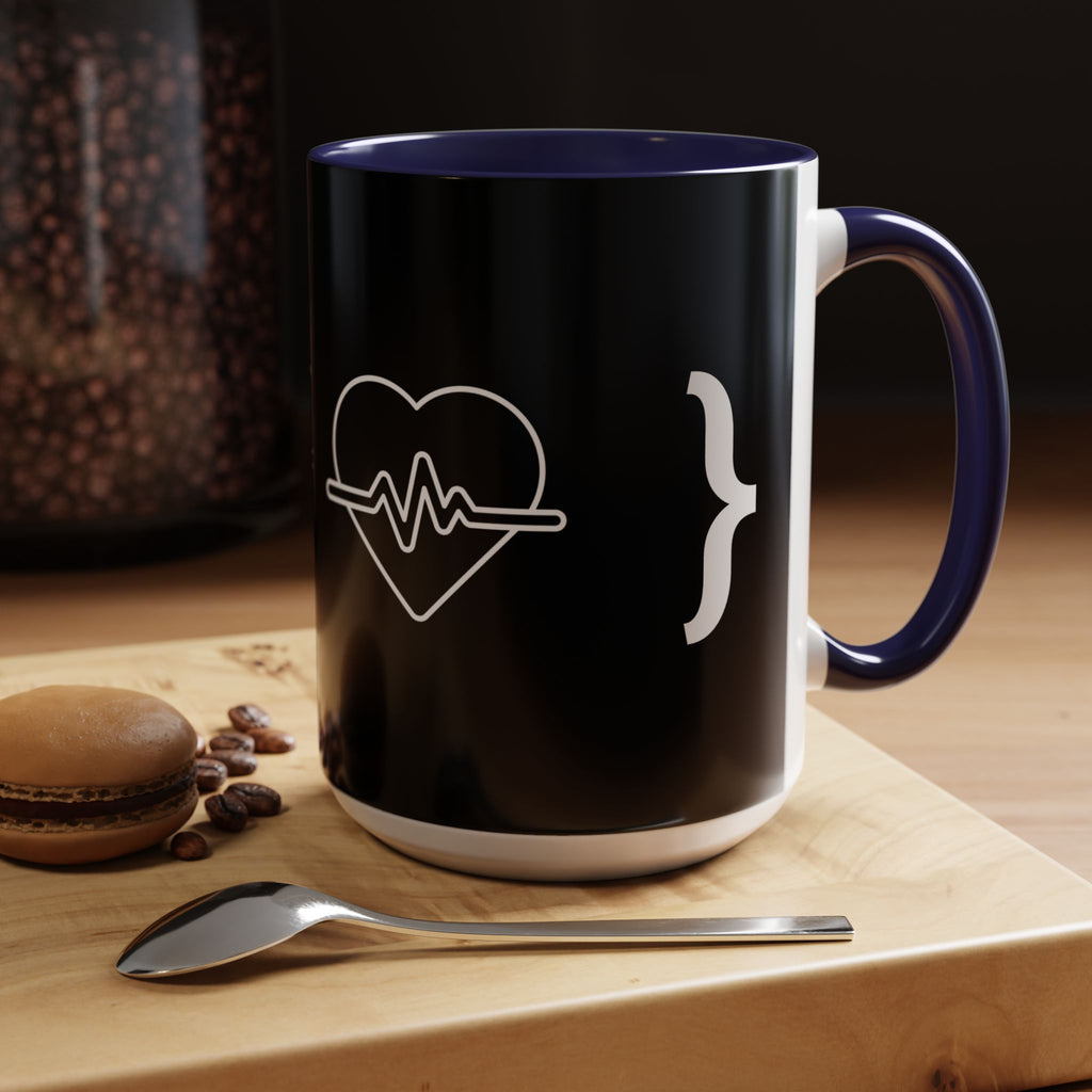 The Code Beat: Developer Heartbeat Mug