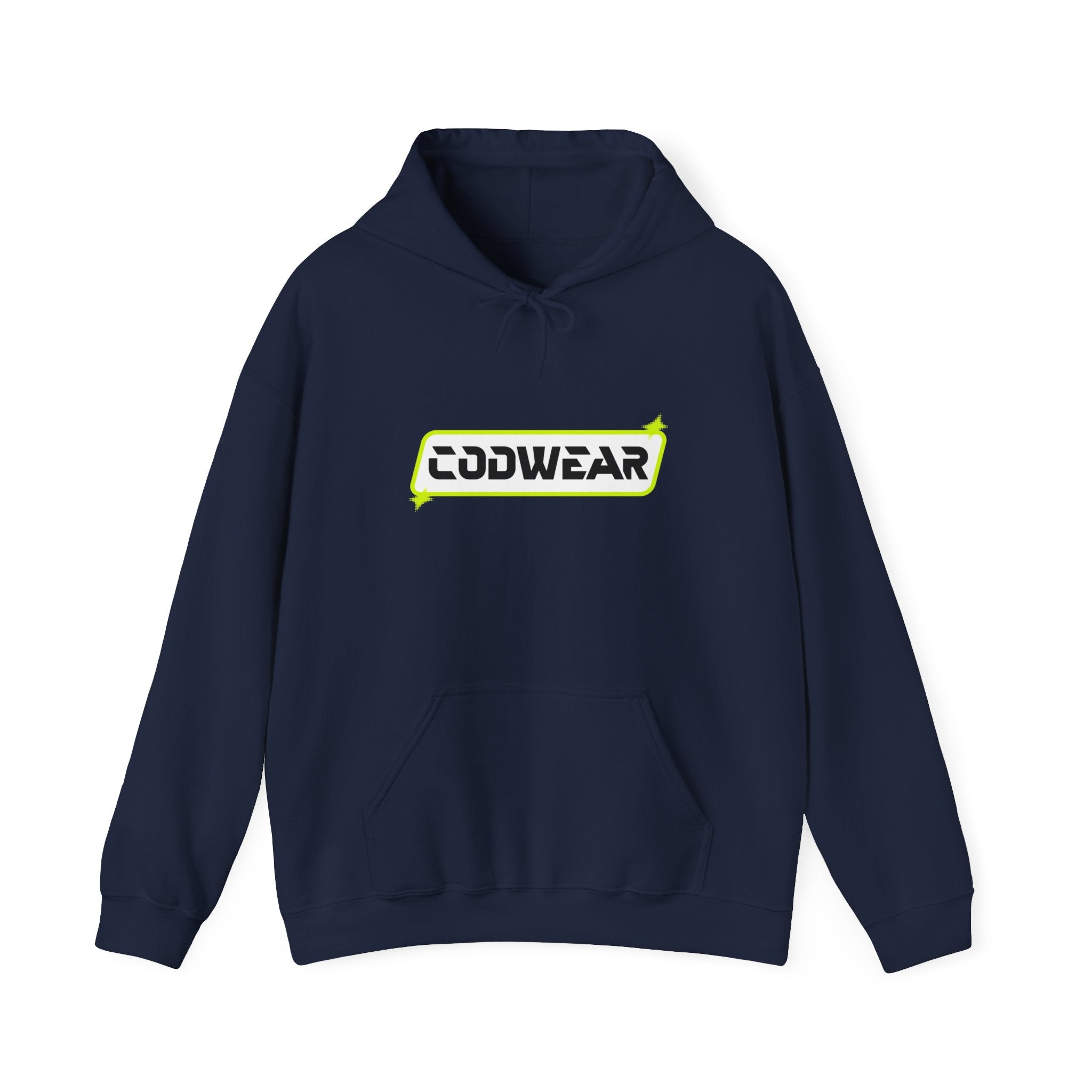 Codwear Logo Hoodie — Retro Neon Graphic Pullover