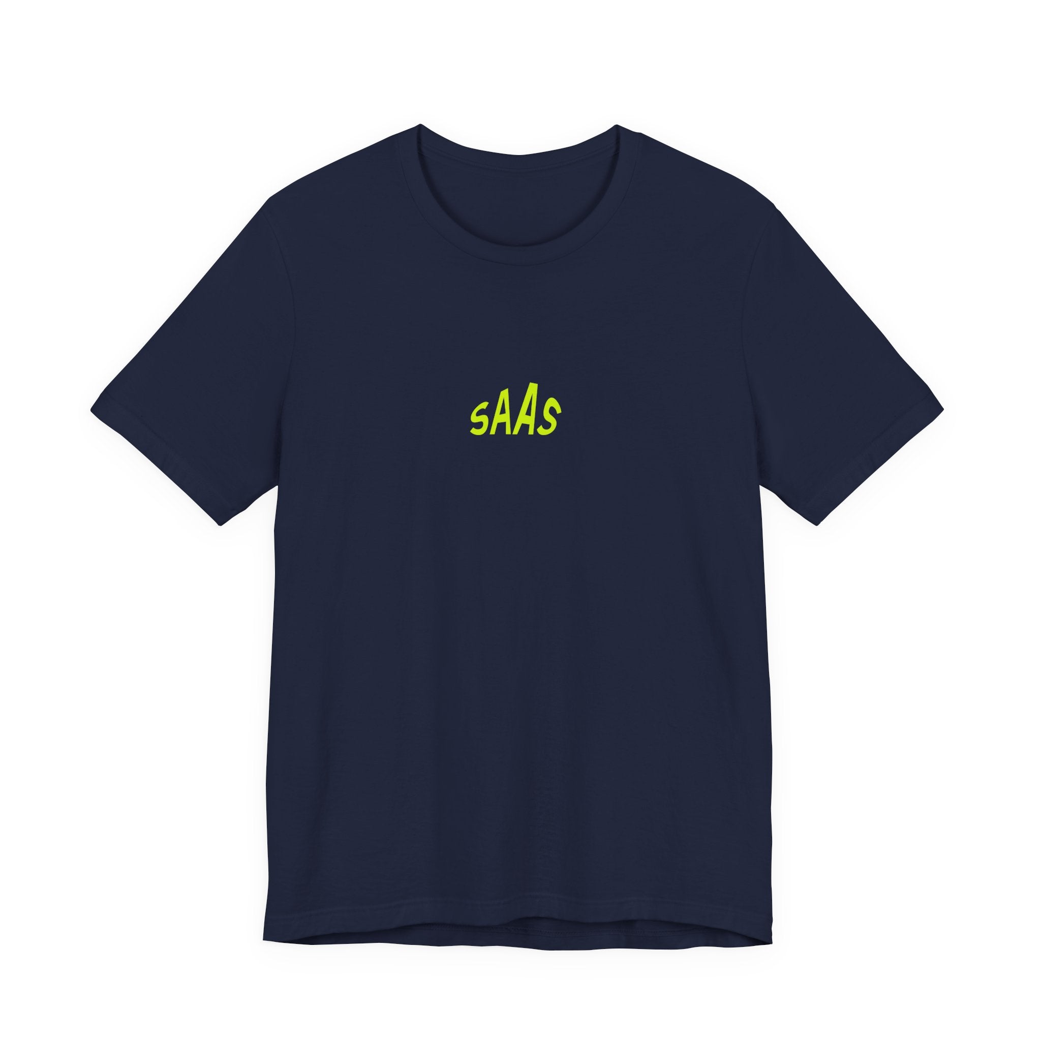 SaaS Neon Logo Tee - Tech Startup T-Shirt