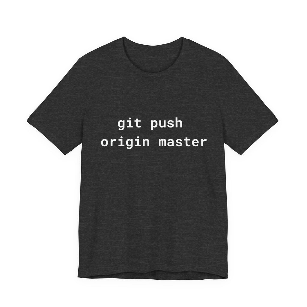 Women's "git push origin master" Developer Tee - Coder Couple Edition