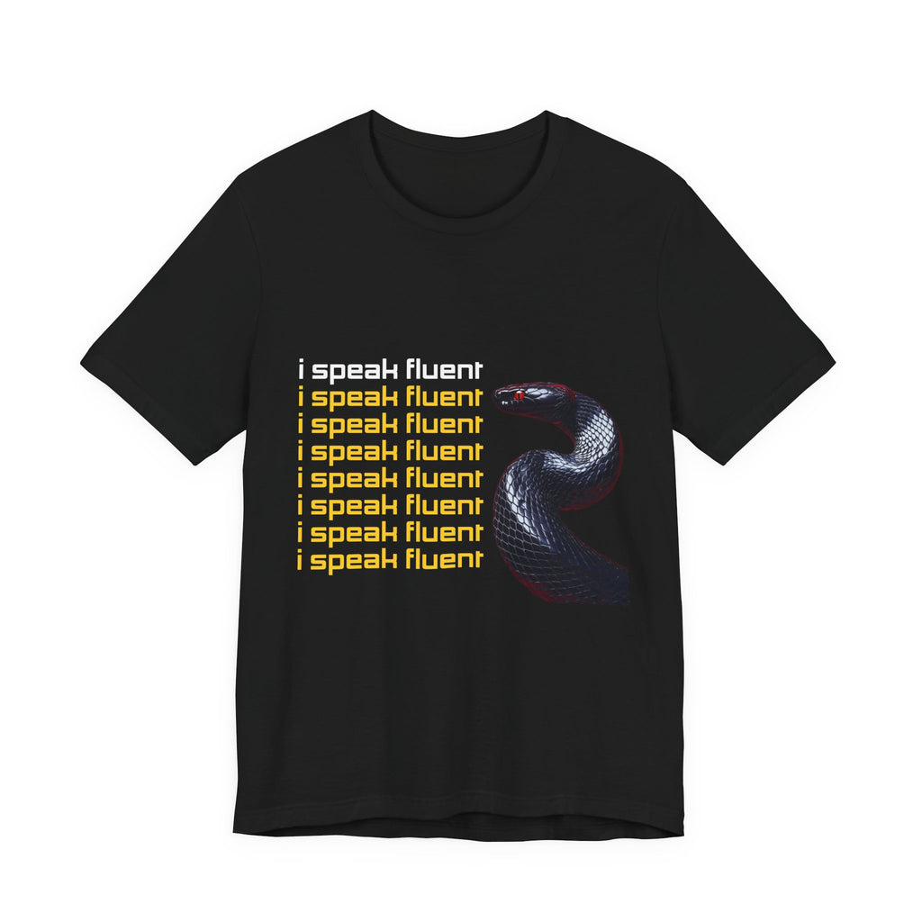 I Speak Fluent Snake Tee — Graphic Snake Shirt