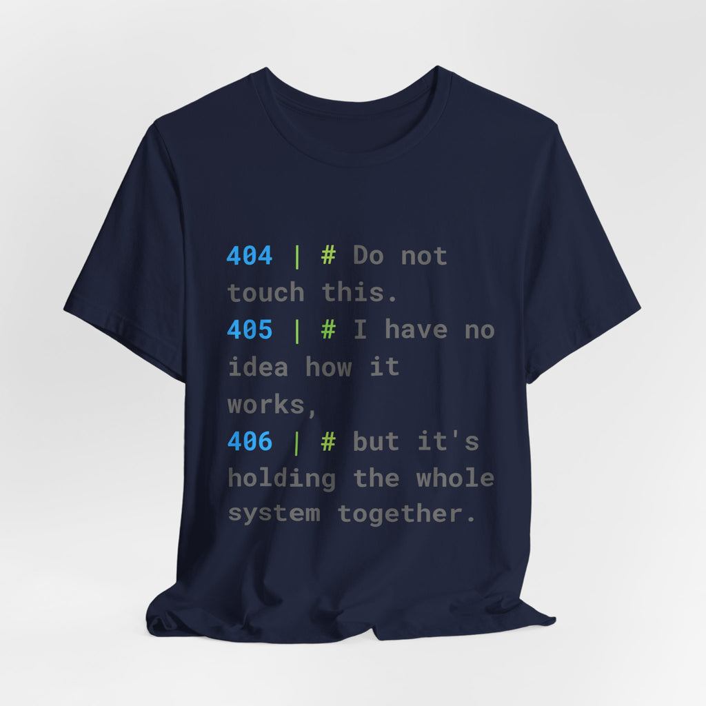 The "Legacy Code" #404 Developer Tee