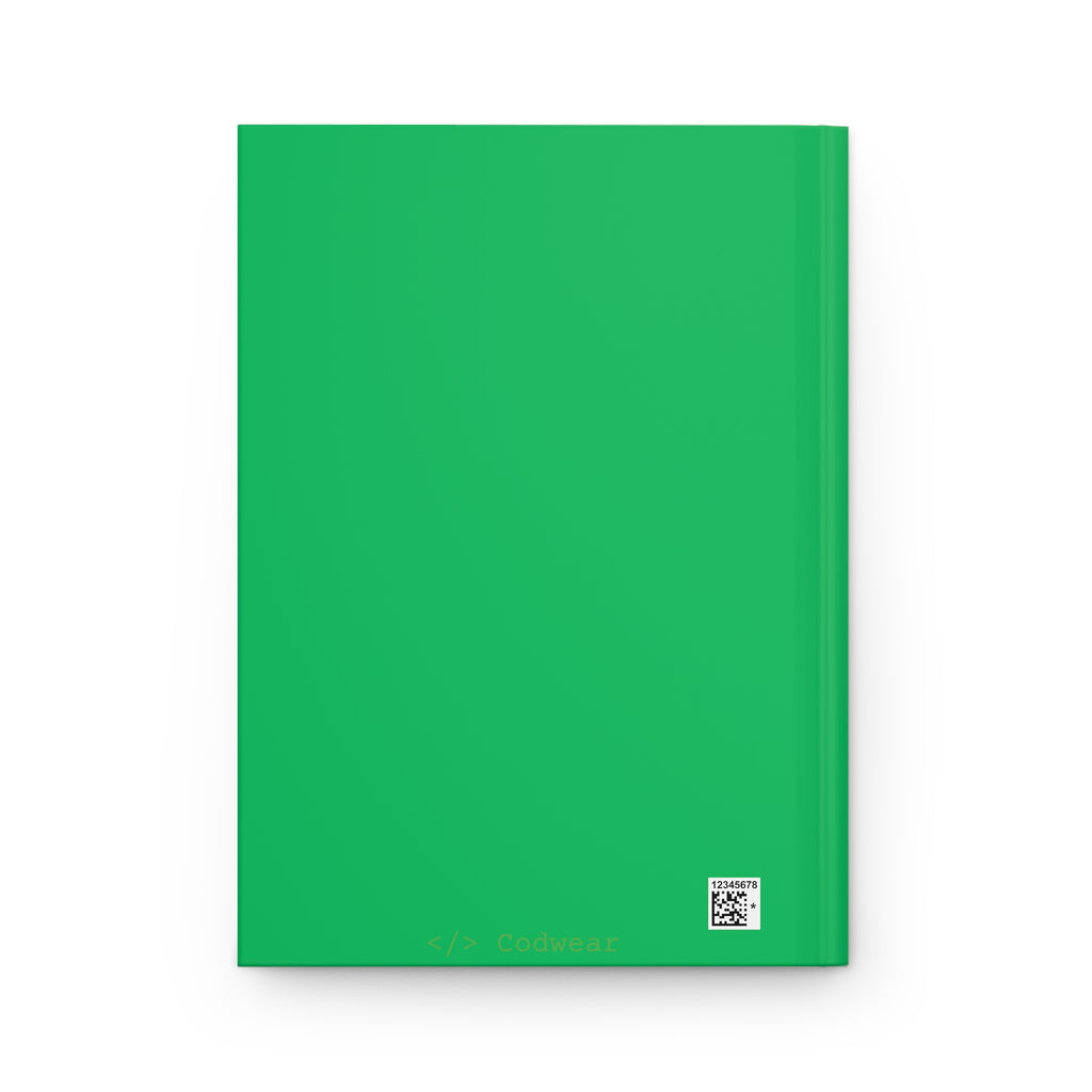 Programmer Journal Hardcover — Green Tech Circuit Notebook