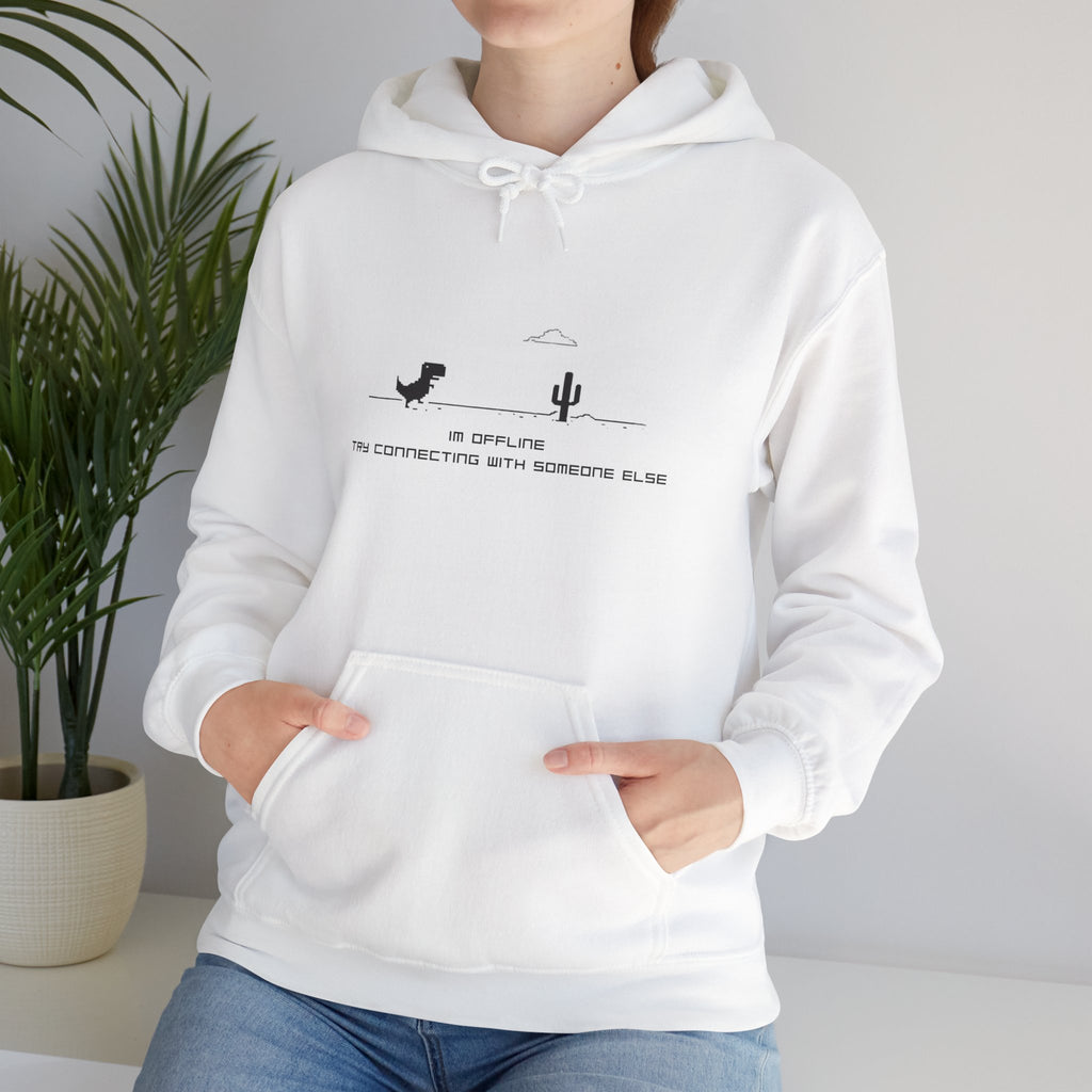 Hoodie - Minimal Desert Graphic with 'This Is Complicated' Text