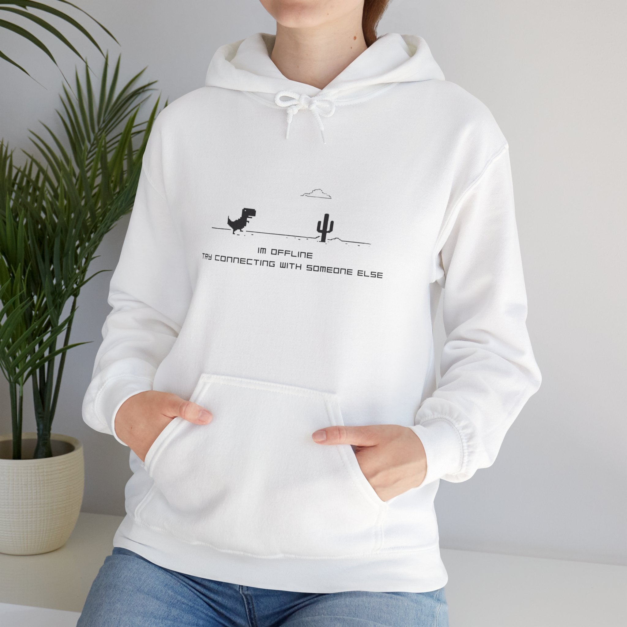 Hoodie - Minimal Desert Graphic with 'This Is Complicated' Text